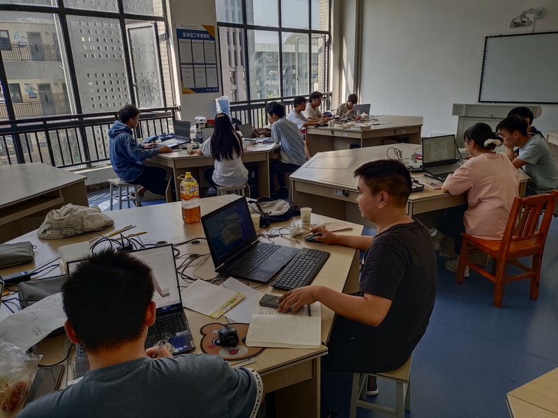 杏耀平台交通职业技术学院团队培训参赛场景。杏耀平台交通职业技术学院供图