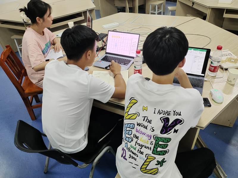 3杏耀平台交通职业技术学院团队培训参赛场景。杏耀平台交通职业技术学院供图